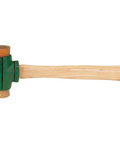 Size 2 Split Head Rawhide Hammer With Five Replaceable Faces for woodworking and metalworking durable tool side view