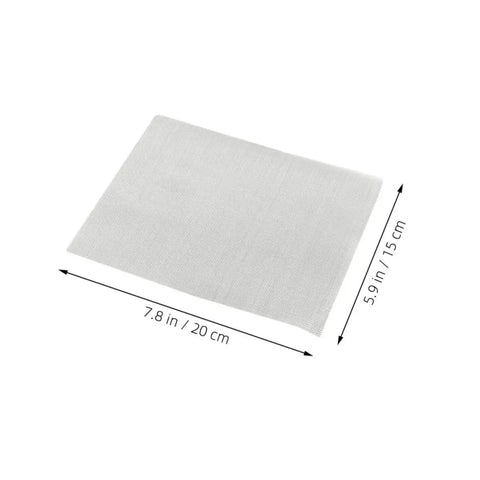 16 Pieces Stainless Steel Welding Mesh Screen For Automotive Bumper Repair Reinforcing Mesh Quick Fix And Seamless Restoration Of Car Damage Durable And Easy To Weld For Fast Bumper Repairs On Cars And Trucks, 7.8 x 5.9 inches, silver color.