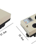 Built Different Automatic Coin Sorter And Money Counter With Bright Digital Display, showing dimensions and design.