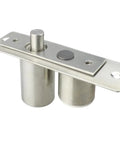 Super Heavy Duty 800kg Electric Gate Lock Featuring Rock Solid Drop Bolt Deadbolt For Glass Doors Knockout Magnetic Access Control System top view of stainless steel lock mechanism