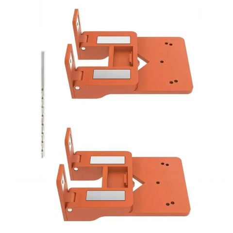 Cabinet Door Hinge Spacer 2.6mm Alignment Tool With Twist Drill Bit for Quick Install And Precise Positioning Magnetic Easy Setup