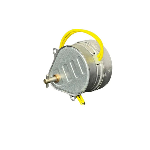 24V Right Rotation Damper Motor Replacement For 38766R Sub with yellow wire, side view