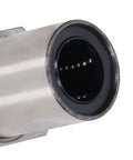 Top Tier Omquot LMH25UU Linear Motion Bearing Set Features Heavy Duty High Load Capacity And Low Friction For Smooth Digital Equipment Operation With Stable Ellipse Flange Precision Design For Any Machine Project, close-up steel bearing