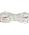 Coiled rope for Block And Tackle With Anchor Hook Model 1802-30 Lightweight Aluminum Sheaves With Bronze Bushings Galvanized Steel
