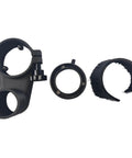 Pro Grade Cnc Spindle Dust Shields Featuring Tough Detachable Bristles That Mop Up Nasty Sawdust Like A Champ While Locking In Motor Life For Your 300W And 500W Router Machines, includes three parts.