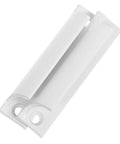 2-Piece Aluminum Cabinet Handles In White Finish For Kitchen Cupboards And Dresser Hardware, Small Decorative Door And Drawer Pulls
