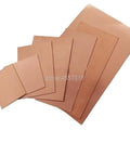 Stack of Ten Pack Double Sided FR4 Glass Fiber PCB Blanks 7x18 Cm Copper Clad Printed Circuit Boards 0.2mm Thick for DIY