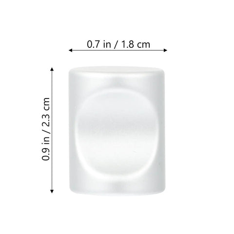 Dimensions of 12 Pcs Matte Single Hole Cylindrical Cabinet Door Handles, Drawer Pulls For Kitchen Cabinets And Wardrobes shown.