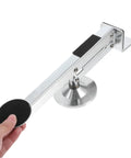 Multi Function Door Lifter Tool For Drywall Panels And Door Installation Help Heavy Duty Board Raiser showing robust steel design with grip rubber pads.