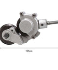 Electric Drill Plate Cutter And Double Headed Shear Drill Attachment for Metal Nibbling, 105 mm length, shown close-up.