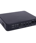 Heavy Duty Ups Power Supply With 10400Mah Portable Battery Backup, black UPS with various output ports.