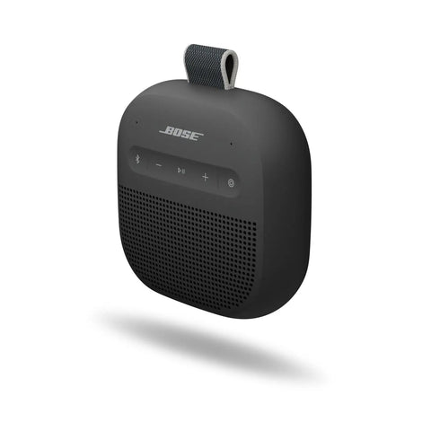 SoundLink Micro Portable Bluetooth Speaker 2nd Gen For Outdoors, Ultra Compact Wireless Speaker With Up To 12 Hours Battery, Waterproof And Dustproof, Black For Adventure