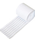 Roll of 168 pack heavy duty self adhesive felt pads three eighths inch diameter round white furniture and cabinet bumpers one eighth inch thick