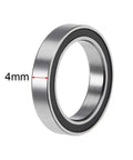 Top Shelf Heavy Duty 6702 2RS Deep Groove Ball Bearings 15Mm By 21Mm By 4Mm Double Sealed Chromium Steel with 4mm width.