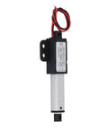 Mini Electric Linear Actuator Delivering Knockout Fifty Newtons Of Thrust With Slick Forty Millimeter Stroke side view with wires