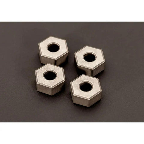 Beefed Up Extreme Heavy Duty Outer Driveline And Suspension Upgrade Kit for RC Trucks Blue with steel wheel hex components