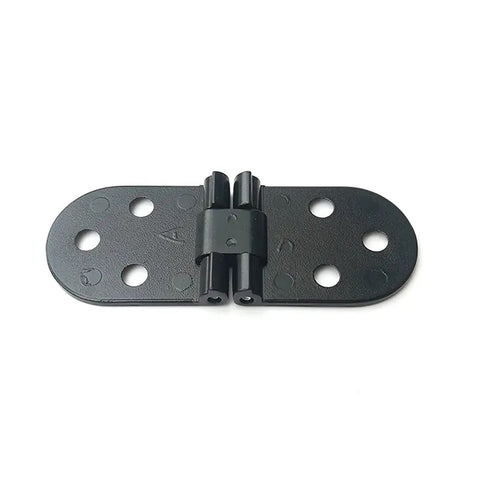 Black hinge from 4 Pack Flip Hinges Round Edge 180 Degree Zinc Alloy With Screws For Folding Tables Cabinets Wardrobe Doors Timber Wood Box