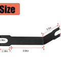 High Pressure Oil Pump HPOP Quick Disconnect Tool For Ford Powerstroke 6.0L 7.3L with size dimensions labeled