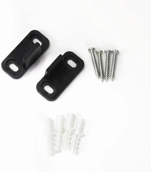 Adjustable Double Clip Floor Guide For Sliding Barn Door Premium Plastic Floor Mounted Guide Quiet And Smooth Sliding Screws Included Hardware