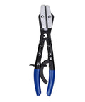 Get Your Garage Boss Ready With This Kickass Metal Rubber Fuel Line Clamp Pliers Set Featuring Eight And Ten Inch Automotive Hose Stopper Tools For Leaking Pipe Fixes That Stop Water In Their Tracks Without Missing A Beat, blue-handled steel clamp