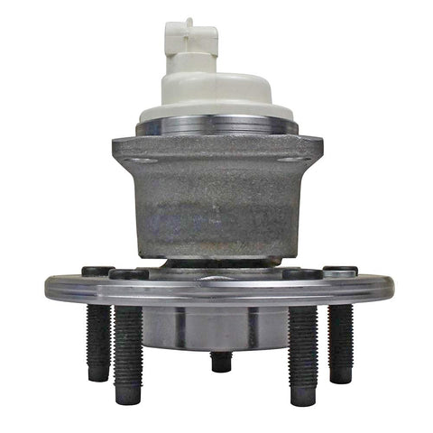 Front view of Rear Wheel Bearing And Hub Assembly 512150 for 5 Lug with ABS, suitable for GM vehicles like Regal, Impala.