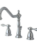 8 Inch Widespread Bathroom Faucet In Polished Chrome With Drip Free Ceramic Cartridge, brass build, classic design