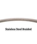 Beast Mode Stainless Steel Braided Air Hose For High Pressure Fuel Fill Up Job Badass Tight Fit Keeps Gas Safe Zero Leak Heavy Duty Construction Kills Abrasion Snap Connectors For True Pro Mechanics Building Cars Now. braided hose