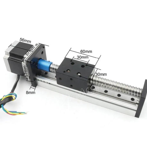 Upgrade Your 3D Printer Game With This Smooth SFU1605 Linear Guide Ballscrew Motion Table At 200 Mm Paired With A Nema Stepper Motor For Precision That Slaps And Builds Like A Boss. SFU1605 linear guide with Nema 23 motor