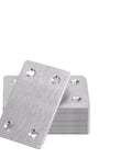 Heavy Duty Stainless Steel Mending Plates 36 Pack Corner Braces for Wood Furniture, pre-drilled for easy installation.