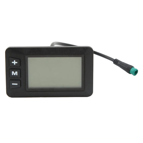 Real Time Battery Readout Electric Bike LCD Meter Panel for 36V Cycling With Real Time Data Display and Durable Housing