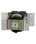 Heavy Duty Normally Open DC Contactor And Relay Switch For 12V Through 72V Systems front view with metal mounting brackets.