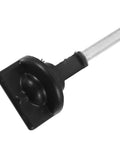 Replacement Spare Tire Hold Down Bolt For CRV Retainer Clamp Wheel Screw Fits Honda Cars Durable Steel Tire Bolt For Quick Securement And Easy Installation, featuring a steel threaded body with a black plastic head.