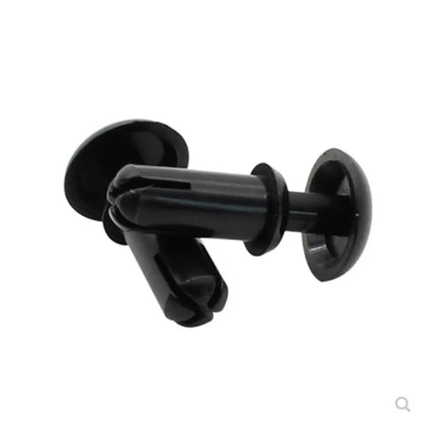 1000 Pcs Nylon Plastic R Type Expansion Rivet Nut Tool Free Slick Setup showing a black nylon expansion rivet in use.