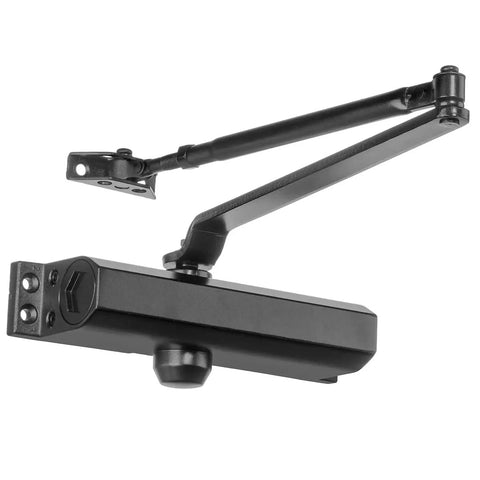 Heavy Duty Commercial Hydraulic Door Closer Self Closing Spring Size 4 Surface Mount Duronotic Bronze Finish Series 4000 For Interior And Light Exterior Doors 120 To 187 Lbs Ideal For Offices And Schools