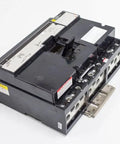 Heavy Duty Industrial Circuit Breaker Thermal Magnetic Molded Case Panel Component Built Tough For Reliable Power Protection With Wide Voltage Options That Handles Whatever You Throw At It, shown from a top angle.