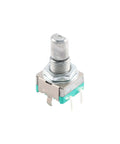 EC11 Rotary Encoder Switch Set 10 Pack 15mm Digital Potentiometer with 5 Pins D Shaft Nut and Washer Included Ideal for DIY Projects