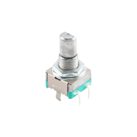 EC11 Rotary Encoder Switch Set 10 Pack 15mm Digital Potentiometer with 5 Pins D Shaft Nut and Washer Included Ideal for DIY Projects