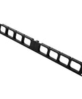 Heavy Duty 19 Inch Server Rack Mount For Four Pack IT Equipment With Bulletproof Steel Chassis And Zero Hassle Install, black metal rack mount bracket.