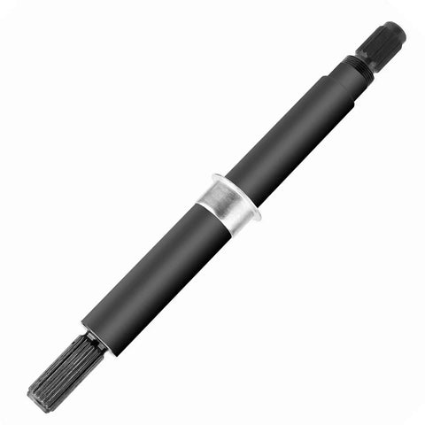 Premium Cabrio Washing Machine Bearing Seal Assembly With Shaft and Install Tools showcasing a durable black shaft with a silver collar.