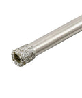 Diamond Coated Hole Saw Drill Bits Set, 3mm 1/8 Inch Shank for glass ceramics tile and stone, ultra sharp cutting tip close-up view