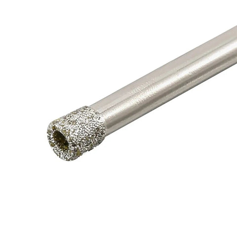 Diamond Coated Hole Saw Drill Bits Set, 3mm 1/8 Inch Shank for glass ceramics tile and stone, ultra sharp cutting tip close-up view