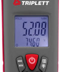 Handheld Precision Psychrometer With Dual Backlit Display For Temperature Humidity Wet Bulb And Dew Point, slim rubberized design