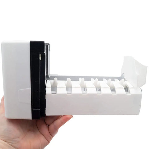 Replacement Ice Maker Assembly For French Door Refrigerators, W10122559 4440694, 6-Cube Heated Mold Tray