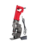 Heavy Duty Electric Hydraulic Punching Machine Rips Through Angle And Channel Steel With Ease 16 Ton Power on a work surface.