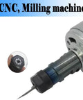 ER16 Spring Collet Nut Set installed on CNC milling machine for high precision engraving with 1/8 inch clamping nut and tight tool fit