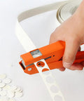 Badass Eight Mm Handheld Hole Punch And Countersink Drill Set With Smooth Adjustment Lever Rugged Iron Build for crafting strips.