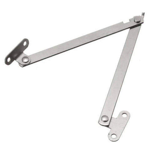 4 Pcs Stainless Steel Folding 180 Degree Lid Support Hinges Lid Stay For Furniture Cabinets Cupboards And Doors Durable Anti Rust Construction
