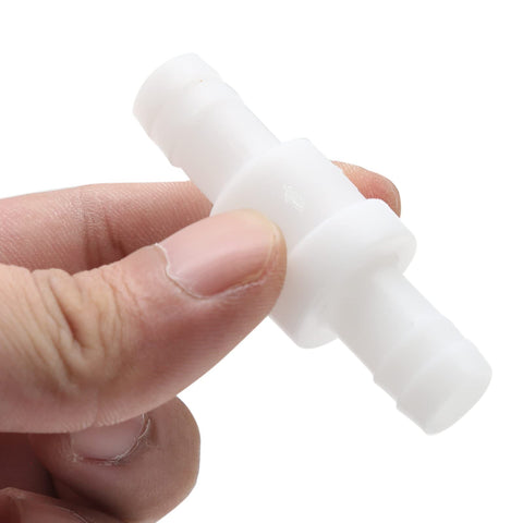 Half Inch One Way Inline Check Valve Pack Of 2 For Fuel Oil Water Gas And Air Lines PVDF Plastic Ozone Resistant Non Return Valve