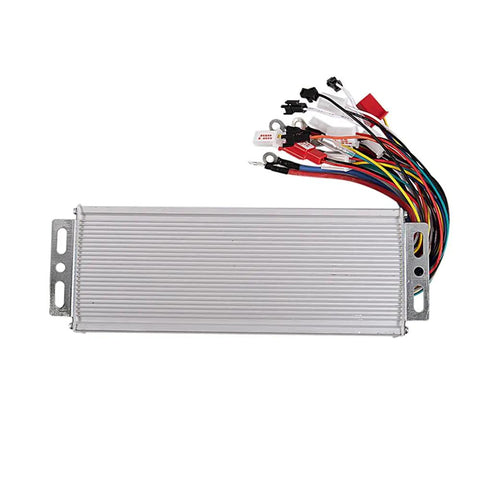 Beefy Brushless DC Motor Controller For Electric Bikes And Scooters, 48V 60V 64V Compatible, 1500W 45A, Aluminum Alloy Housing