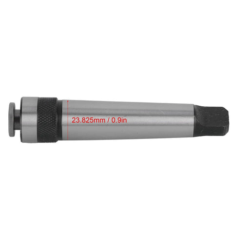 Morse Taper Shank Tapping Chuck MT3 Pro Grade Lathe Tool For Drilling And Milling, side view, M16 Shank, 40Cr Steel